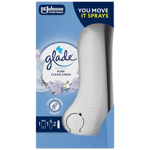 Glade Sense & Spray Kit Pure Clean Linen