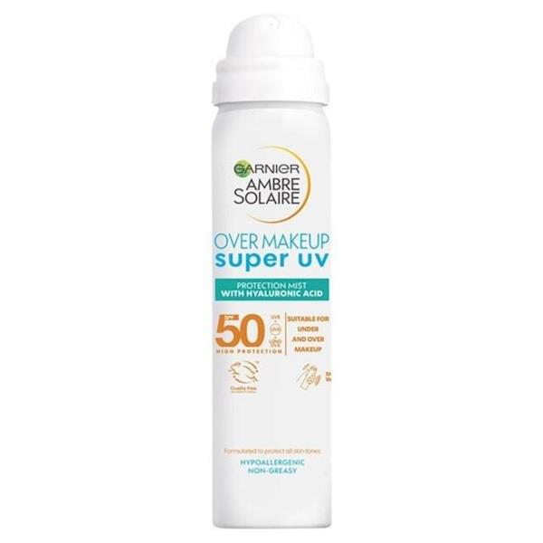 Garnier Ambre Solaire Over Make Up Super UV Protection Mist SPF50 75ml