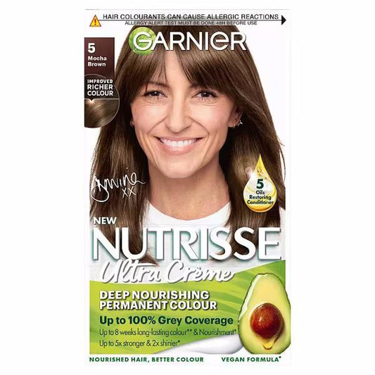 Garnier Nutrisse Creme Permanent Colour 5 Mocha Brown