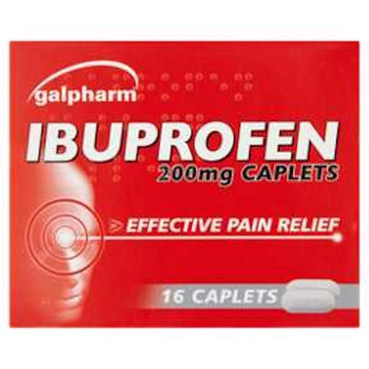 Galpharm Ibuprofen 200mg 16 Caplets