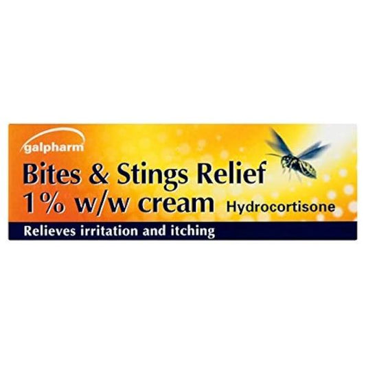 Galpharm Bites & Stings Relief Cream 1% Hydrocortisone 10g