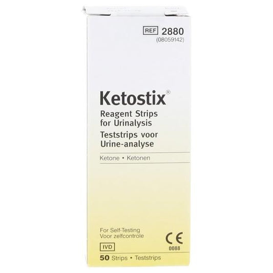 Ketostix 50 Reagent Strips For Urinalysis