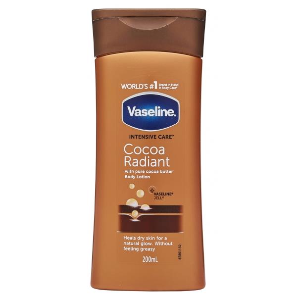 Vaseline Intensive Care Cocoa Radiant Body Lotion 200ml