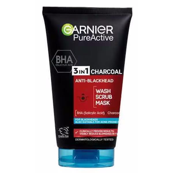 Garnier Pure Active 3in1 Charcoal Anti-Blackheads 150ml