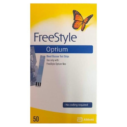 FreeStyle Optium 50 Blood Glucose Test Strips