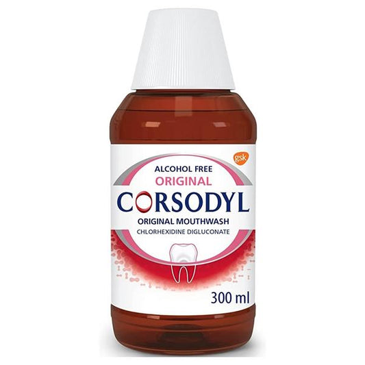 Corsodyl Alochol Free Original Mouthwash 300ml