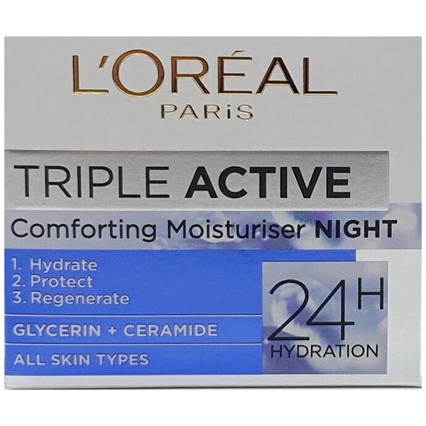 L'Oreal Triple Active Comforting Moisturiser Night 50ml
