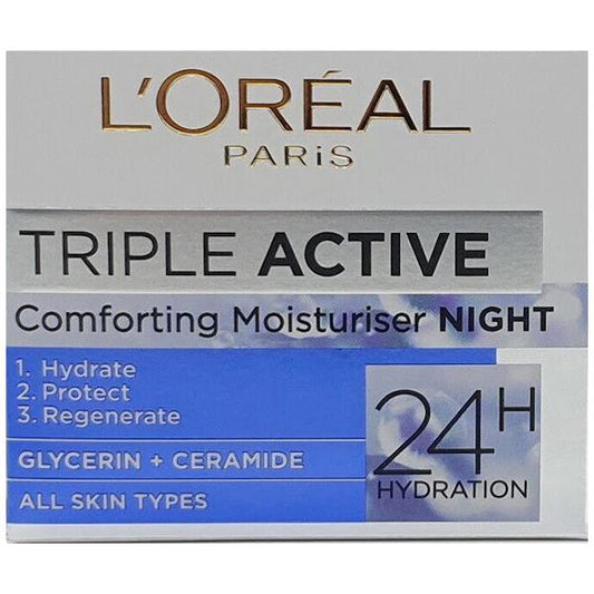 L'Oreal Triple Active Comforting Moisturiser Night 50ml