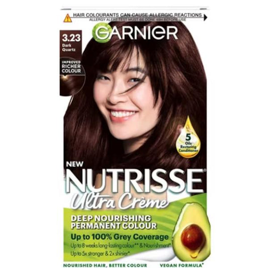 Garnier Nutrisse Creme Permanent Colour 3.23 Dark Quartz