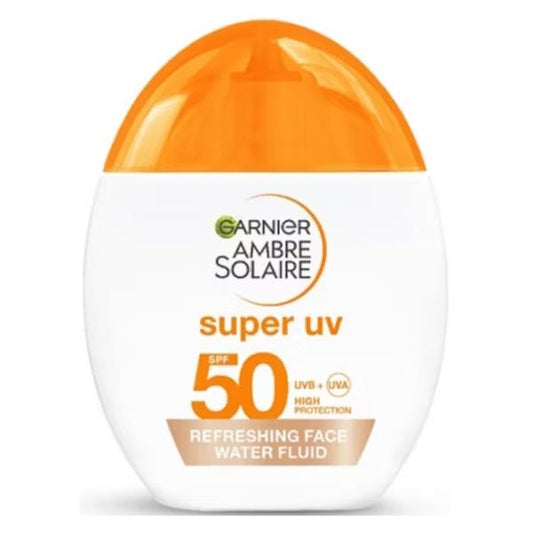 Garnier Ambre Solaire Super UV Refreshing Face Water Fluid Glow SPF50 40ml