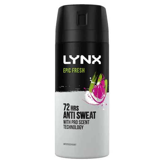 Lynx Epic Fresh Antiperspirant Spray 150ml