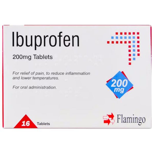 Flamingo Ibuprofen 200mg 16 Tablets