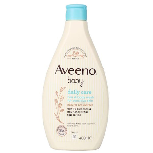 Aveeno Baby Daily Care Hair & Body Wash 400ml (Case of 6)