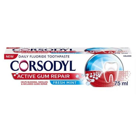 Corsodyl Active Gum Repair Fresh Mint Toothpaste 75ml