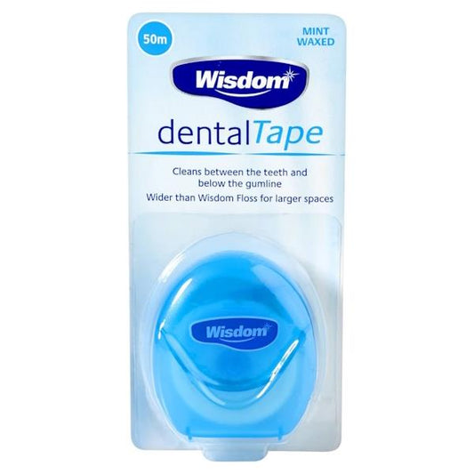 Wisdom Dental Tape Mint Waxed 50m