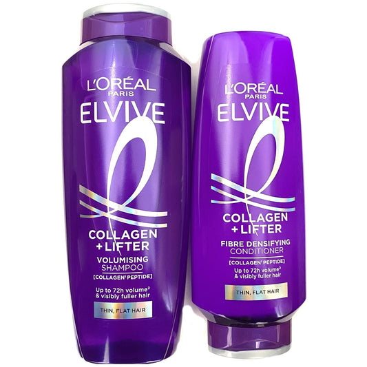 L'Oreal Elvive Collagen + Lifter Shampoo 400ml & Conditioner 300ml