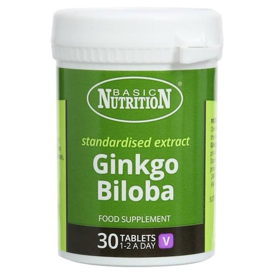 Basic Nutrition High Strength Ginkgo Biloba 6000mg 30 Tablets