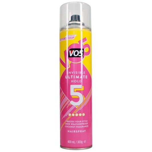 VO5 Invisible Ultimate Hold Hairspray 400ml