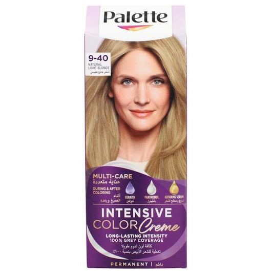 Schwarzkopf Palette Intensive Permanent Color Creme 9-40 Natural Light Blonde