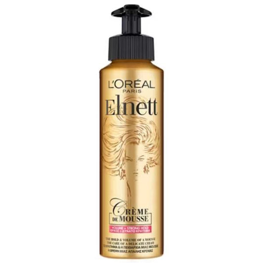 L'Oreal Elnett Satin Creme De Mousse Volume + Strong Hold 200ml