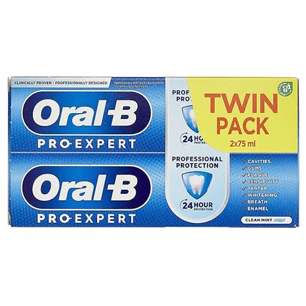 Oral-B Pro Expert Clean Mint Toothpaste 2 x 75ml
