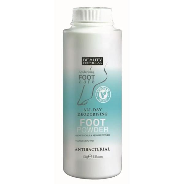 Beauty Formulas All Day Deodorising Foot Powder 100g