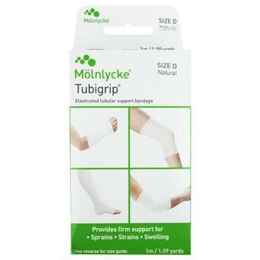 Tubigrip Elasticated Tubular Bandage Size D Natural 1 Metre