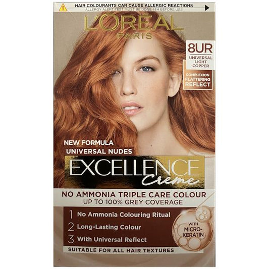 L'Oreal Excellence Creme Universal Nudes 8UR  Universal Light Copper