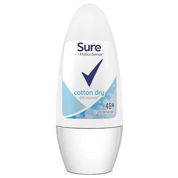 Sure Cotton Dry Anti-Perspirant Roll On 50ml
