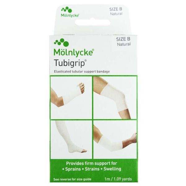 Tubigrip Elasticated Tubular Bandage Size B Natural 1 Metre