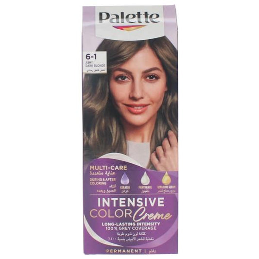 Schwarzkopf Palette Intensive Permanent Color Creme 6-1 Ashy Dark Blonde