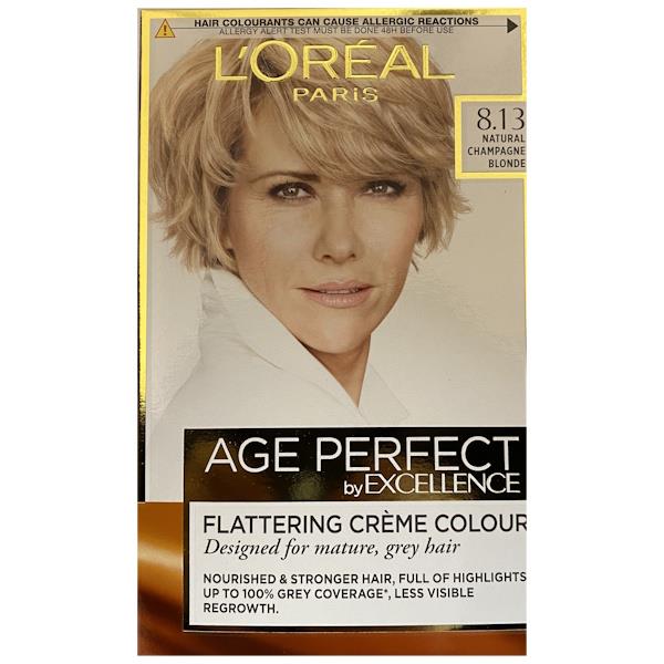 L'Oreal Age Perfect Permanent Colour 8.13 Natural Champagne Blonde