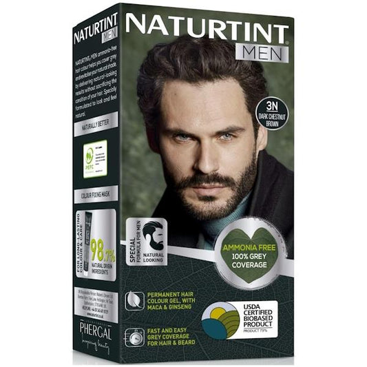 Naturtint Men Hair Colour Gel 3N Dark Chestnut Brown