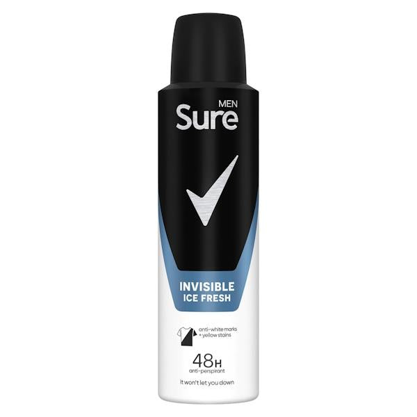 Sure Men Invisible Ice Fresh Anti-Perspirant Spray 150ml