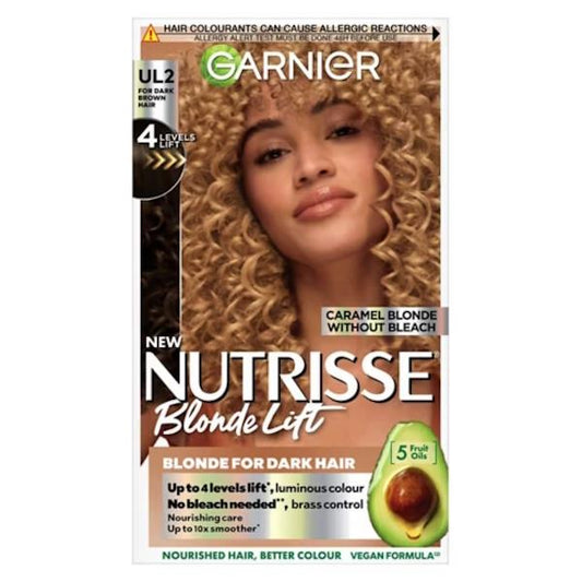 Garnier Nutrisse Blonde Lift Permanent Colour UL2 Caramel Blonde