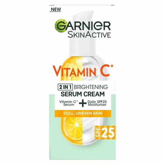 Garnier Skin Active Vitamin C 2in1 Brightening Serum Cream SPF25 50ml