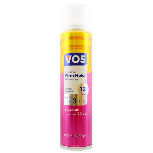 VO5 Invisible Firm Hold Hairspray 400ml