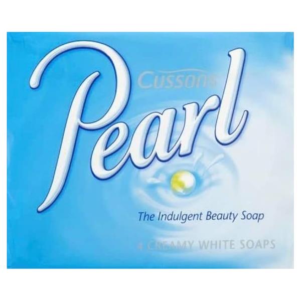 Cussons Pearl Creamy White Soap 4 x 85g Bars