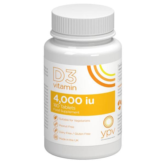 YPV Vitamin D3 4000iu 180 Tablets