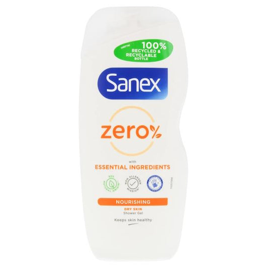 Sanex Zero Nourishing Shower Gel 225ml