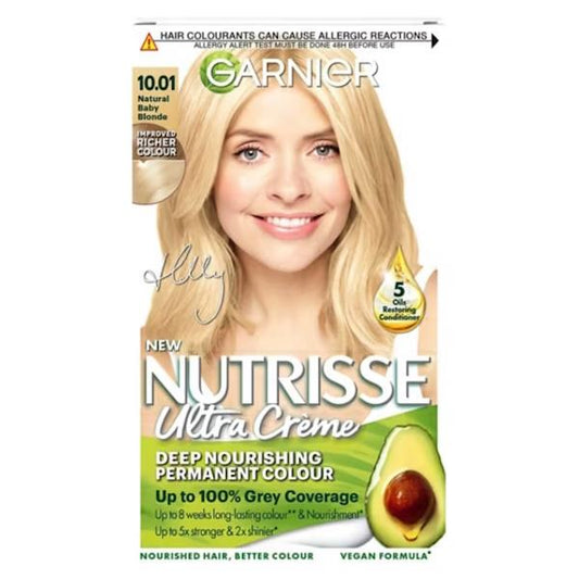 Garnier Nutrisse Creme Permanent Colour 10.01 Natural Baby Blonde