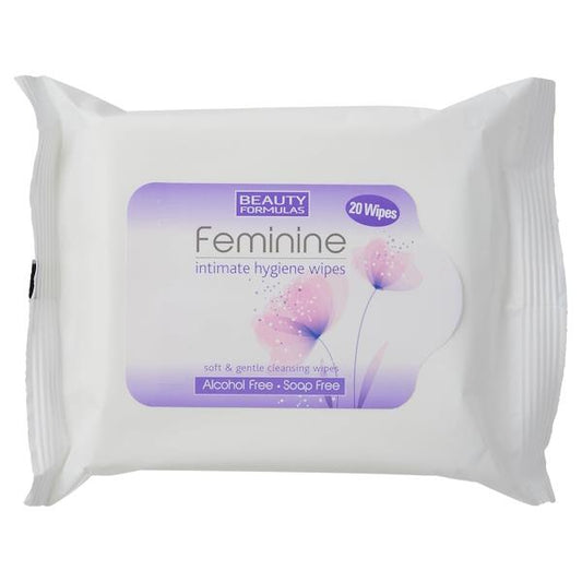 Beauty Formulas Feminine Intimate Hygiene Wipes 20 Wipes