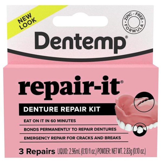 Dentemp Repair-it Denture Repair Kit 3 Repairs