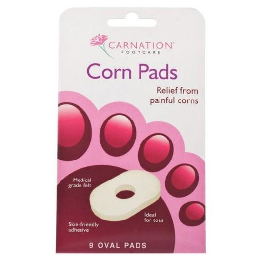 Carnation Footcare Corn Pads 9 Oval Pads (Case of 12)