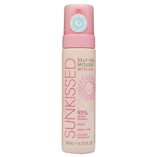 Sunkissed Self-Tan Mousse Medium 200ml