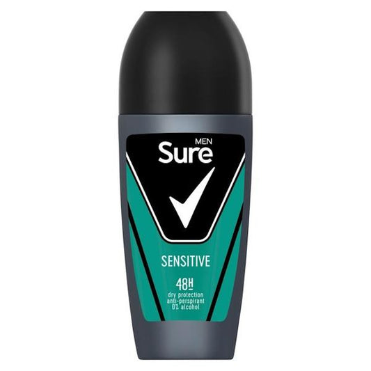 Sure Men Sensitive Dry Anti-Perspirant Roll On 50ml