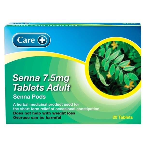 Care Senna 7.5mg Adult 20 Tablets