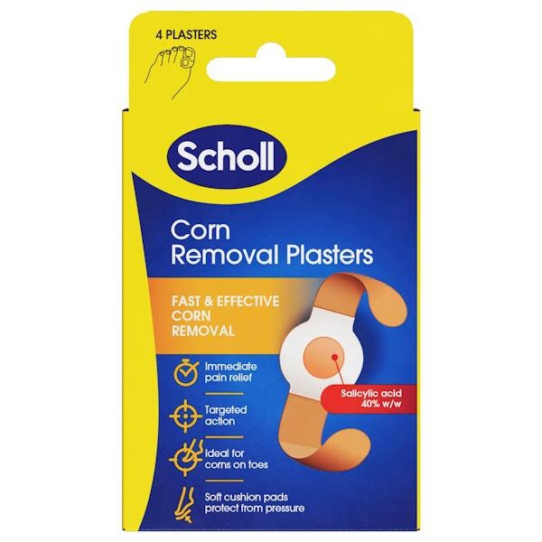 Scholl Corn Removal Plasters 4 Plasters