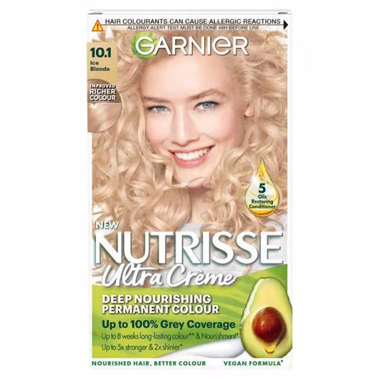 Garnier Nutrisse Creme Permanent Colour 10.1 Ice Blonde