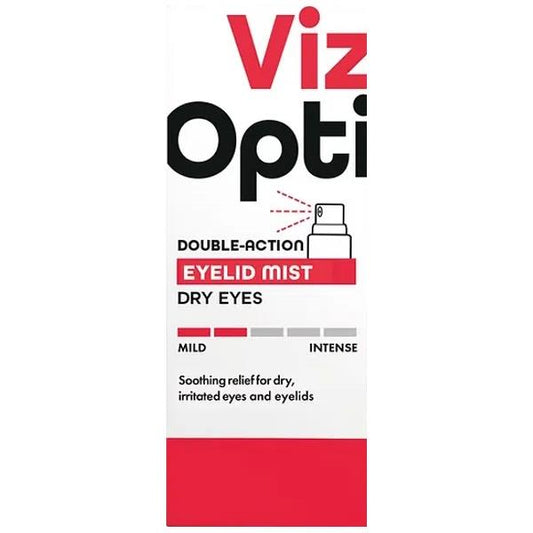 VizOpti Double Action Eyelid Mist Dry Eyes 10ml